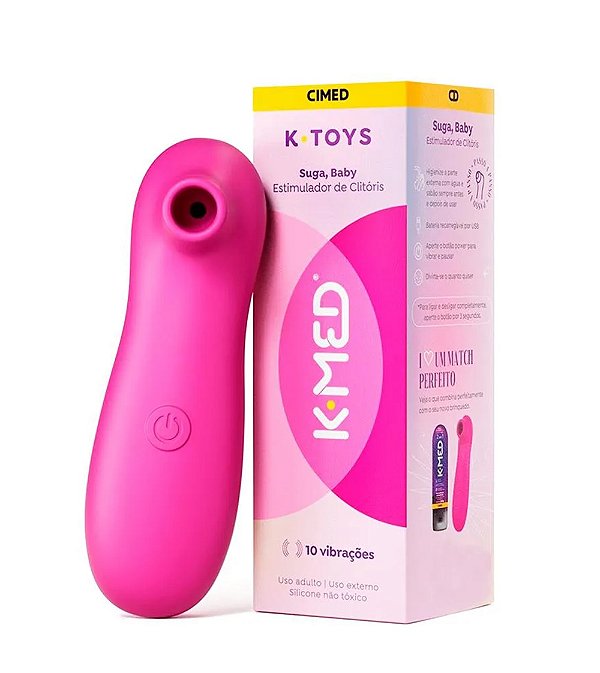 Estimulador De Clitóris Suga Baby K-Med K-Toys Cimed 1un