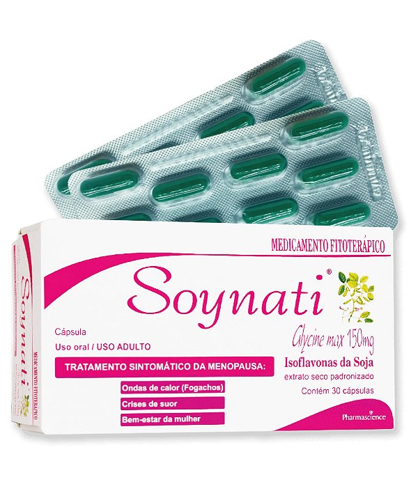 SOYNATI Isoflavonas De Soja 150MG 30CAPS PHARMASCIENCE