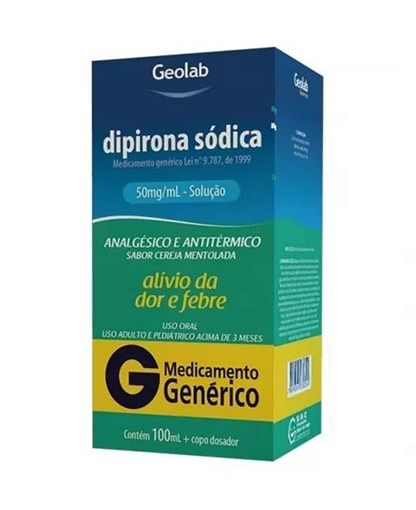 DIPIRONA 100ML GEOLAB
