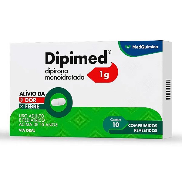 DIPIRONA 1g 10CPR Dipimed
