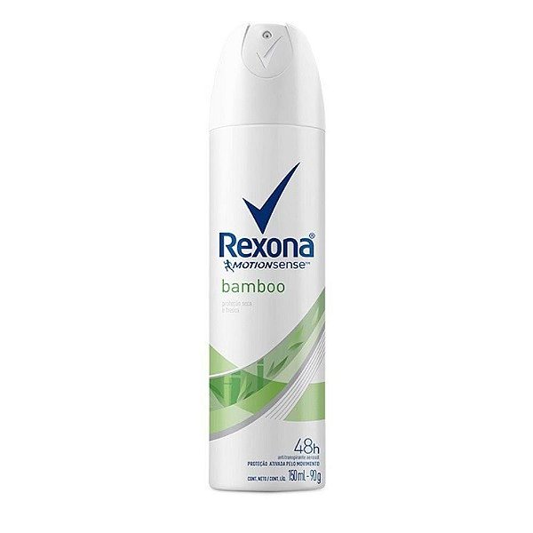 DESODORANTE REXONA AEROSOL 150ML FEMININO BAMBOO
