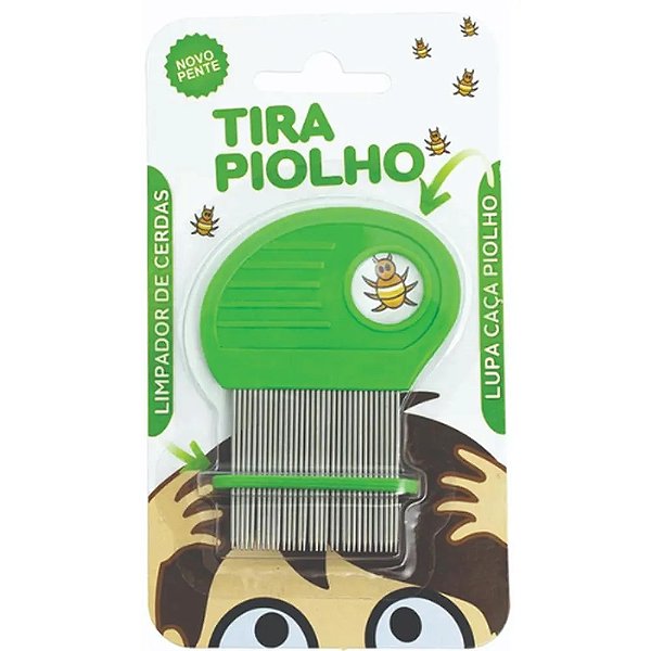 PENTE FINO DE ACO PI OLHO (VERDE) C/ LUPA