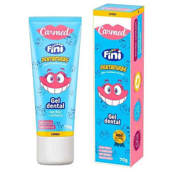 GEL DENTAL CARMED FINI DENTADURAS COM FLUOR 70G