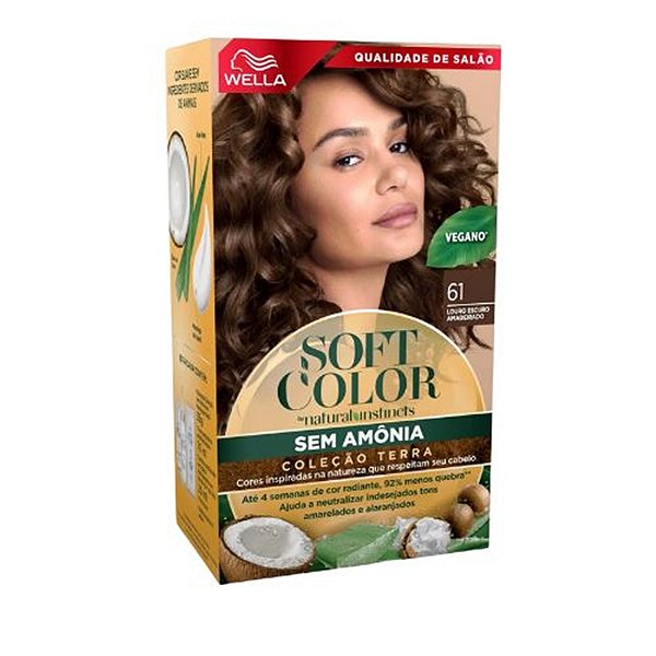 TINTURA SOFT COLOR 61 LOURO ESCURO AMADEIRADO