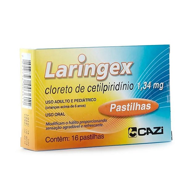 LARINGEX 16 PASTILHAS