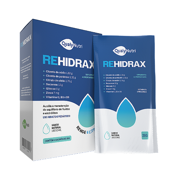 REHIDRAX 4 SACHES NATURAL QUALYNUTRI