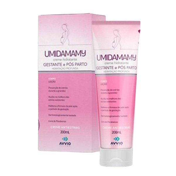 UMIDAMAMY CREME HIDRATANTE ANTIESTRIAS 200ML