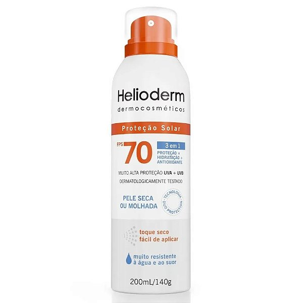 HELIODERM AEROSSOL BLOQUEADORA FPS 70 200ML