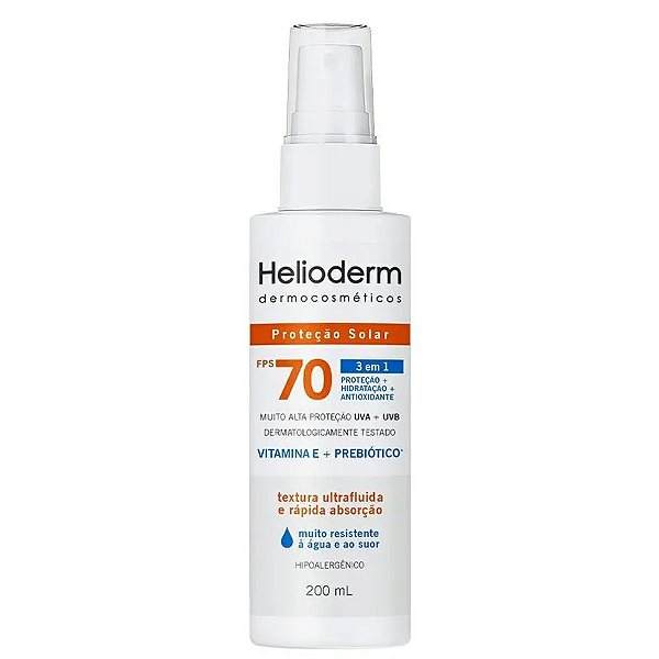 HELIODERM SPRAY FPS 70 200ML