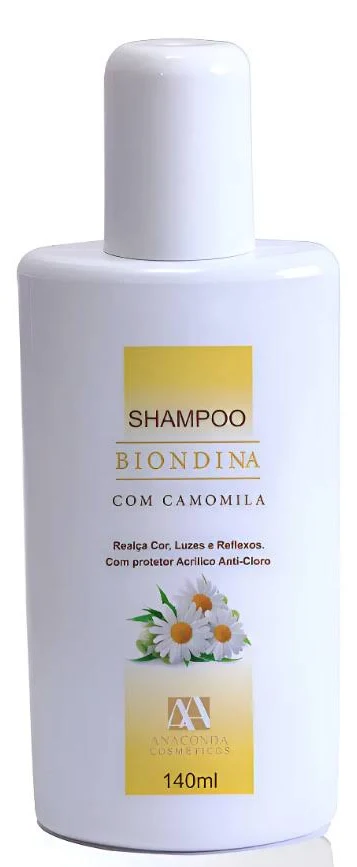 SHAMPOO ANACONDA BIONDINA COM CAMOMILA 140ML