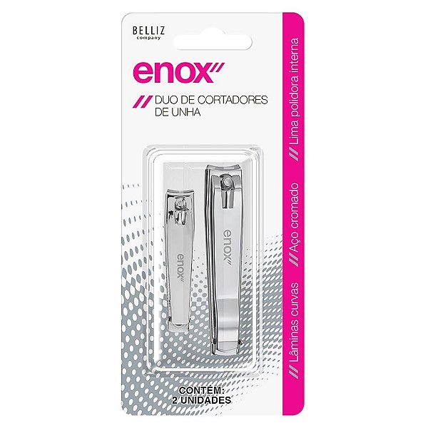 KIT CORTADOR DE UNHA ENOX 937 PEQUENO E GRANDE