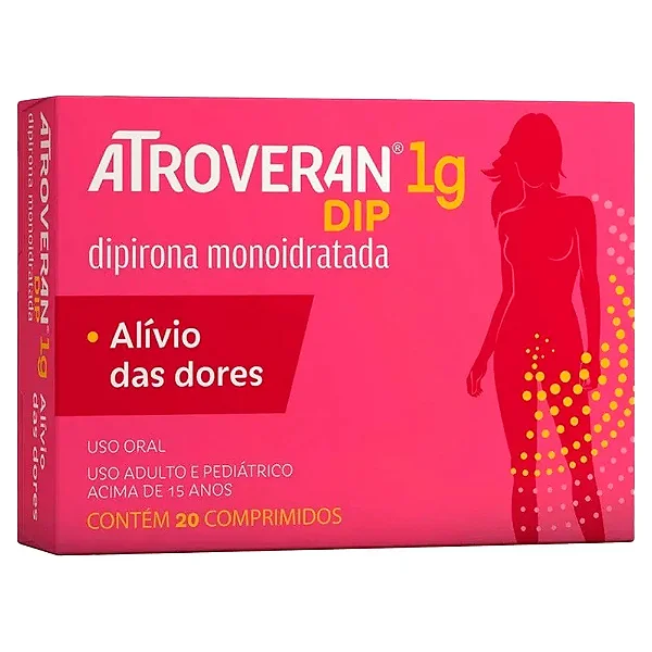DIPIRONA 1G 20CPR- ATROVERAN DIP