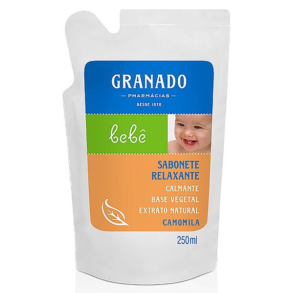 SABONETE GRANADO BEBE CAMOMILA REFIL  250ML