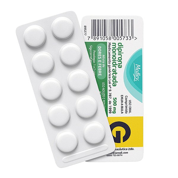 DIPIRONA 500MG 10CPR MEDLEY