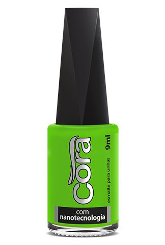 ESMALTE CORA BLACK NEON GREEN 9ML