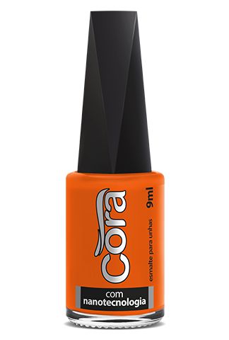 ESMALTE CORA BLACK NEON ORANGE 9ML