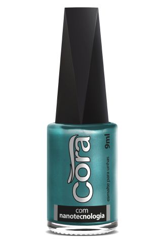 ESMALTE CORA BLACK SHINE GREEN 9ML