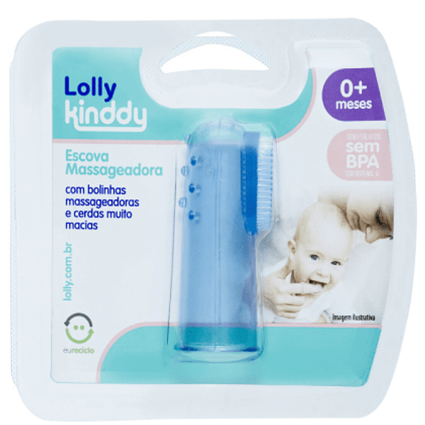 ESCOVA MASSAGEADORA LOLLY VERDE REF.7280-01