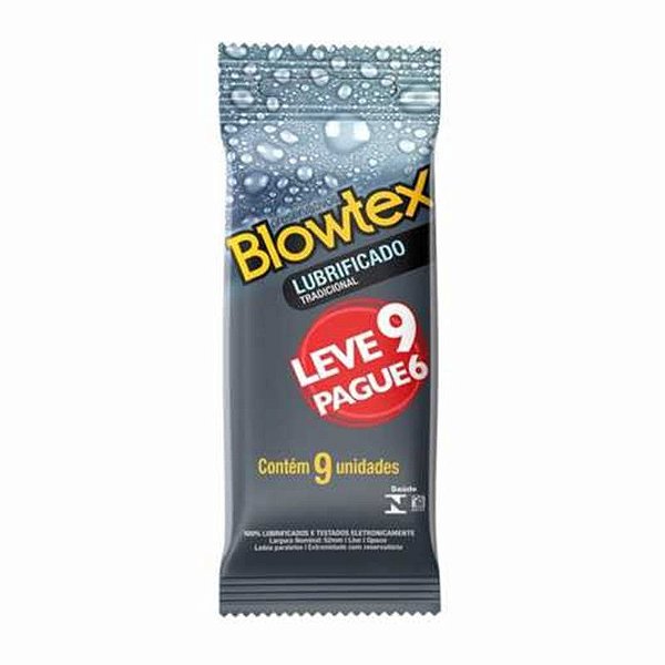 PRESERVATIVO BLOWTEX LUBRIFICADO LEVE 9 PAGUE 6