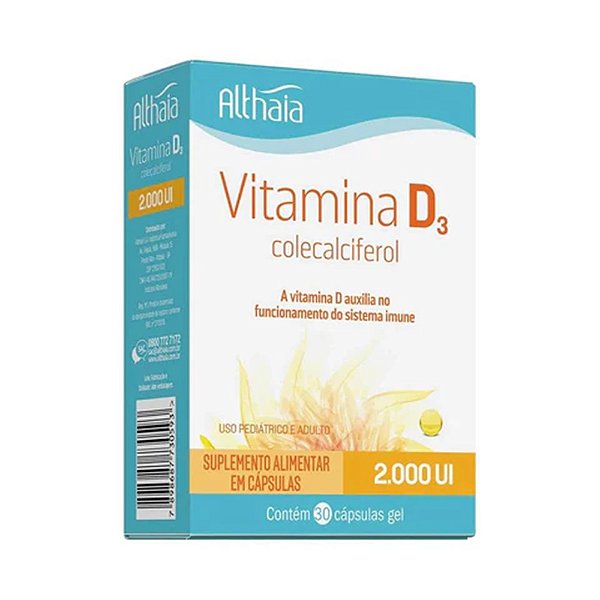 VITAMINA D 2.000UI ALTHAIA 30 CAPSULAS GEL