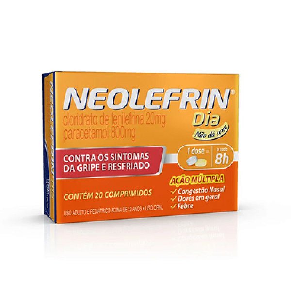PARACETAMOL+ ASS - NEOLEFRIN DIA 20CPR
