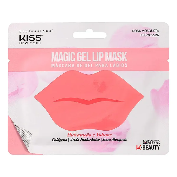 MASCARA EM GEL PARA LABIOS ROSA MOSQUETA KISS NY 1UN