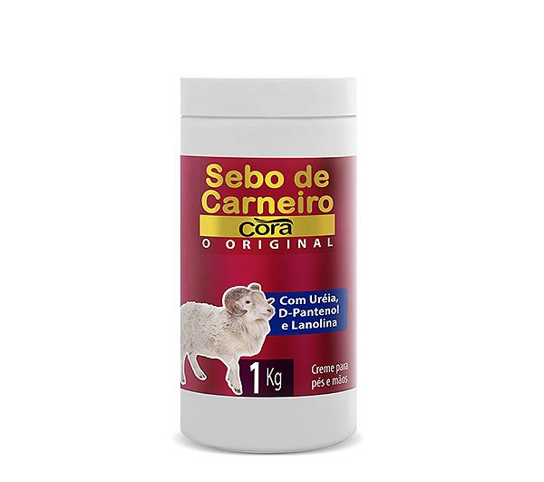 SEBO DE CARNEIRO POTE DE 1KG - CORA
