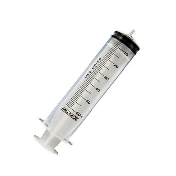 SERINGA INJEX SEM AGULHA BICO SONDA CATETER 60ML