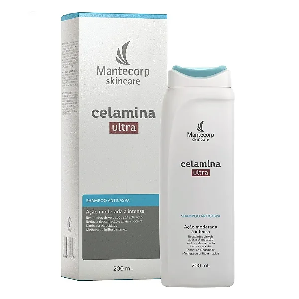 SHAMPOO ANTICASPA CELAMINA ULTRA 200ML