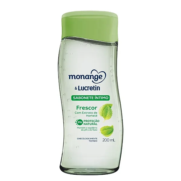 SABONETE INTIMO LIQUIDO MONAnGE & LUCRETIN FRESCOR 200ML