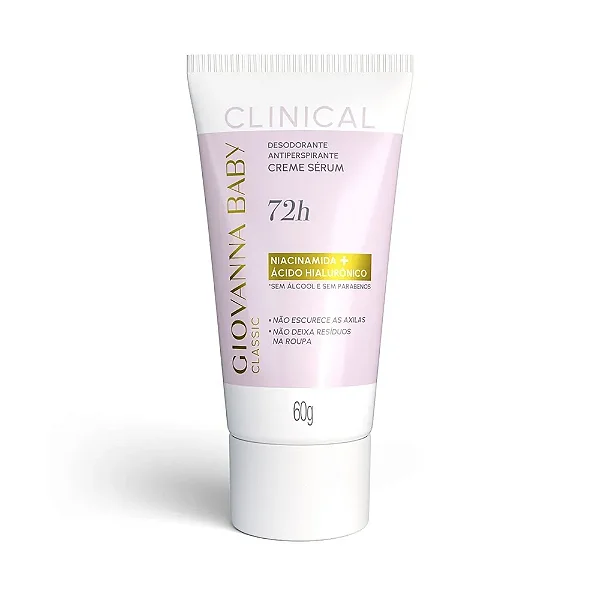DESODORANTE CLINICAL CREME GIOVANNA BABY CLASSIC BISNAGA 60G