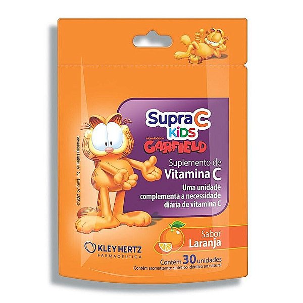 SUPRAVIT C KIDS TRIPLA AÇAO SABOR LARANJA 30UN - HERTZ