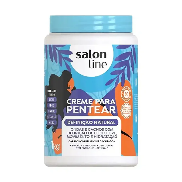 CREME PARA PENTEAR SALON LINE DEFINIÇÃO NATURAL 1K