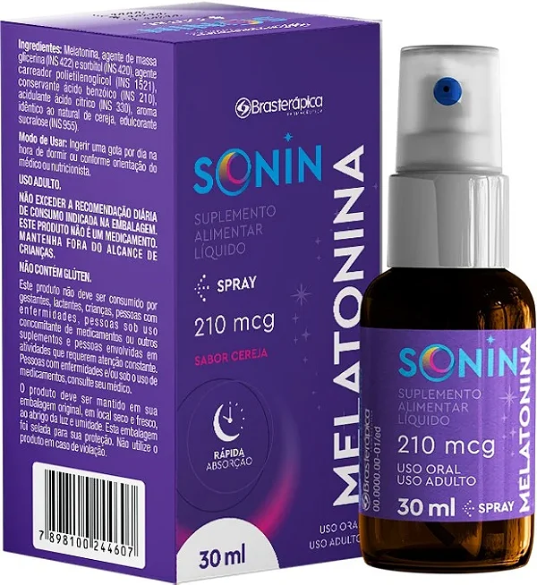 SONIN MELATONINA GOTAS 30ML CEREJA