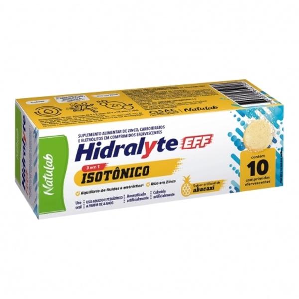 Hidralyte Eff Abacaxi com 10cpr efervescentes natulab