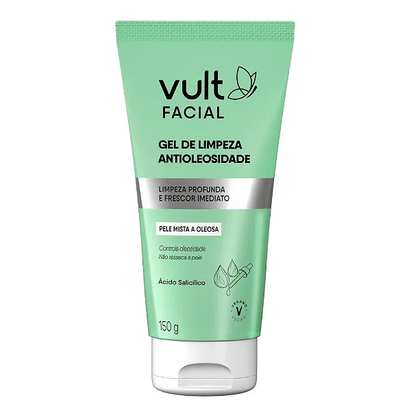 GEL DE LIMPEZA VULT FACIAL ANTIOLEOSIDADE  150ML