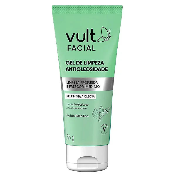 GEL LIMPEZA FACIAL VULT ANTIOLEOSIDADE 85G LIMPEZA PROFUNDA