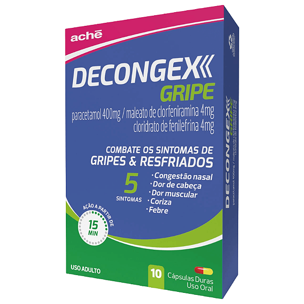 DECONGEX GRIPE 10CAPS