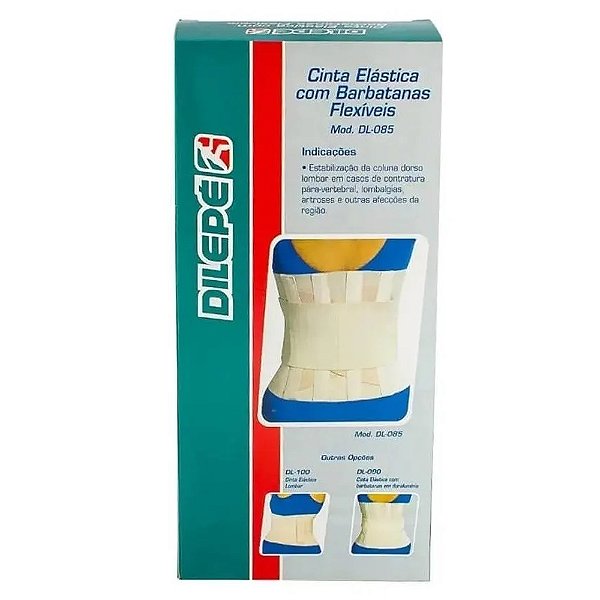 CINTA ELASTICA DILEPE ABDOMINAL COM BARBATANAS FLEXIVEIS MÉDIA