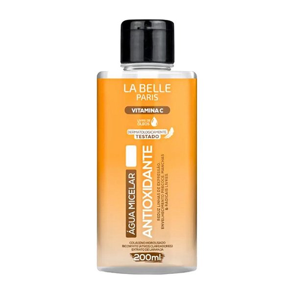 AGUA MICELAR LA BELLE PARIS 200ML VITAMINA C ANTIOXIDANTE