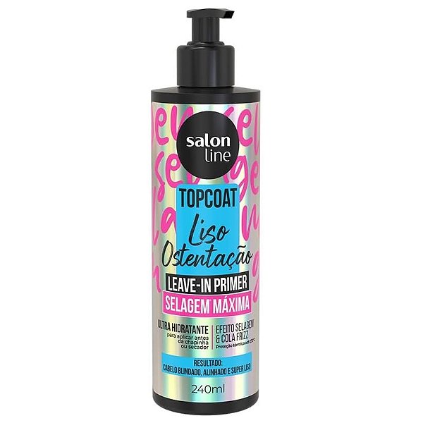 SPRAY LEAVE-IN SALON LINE TOP COAT LISO OSTENTACAO 240ML