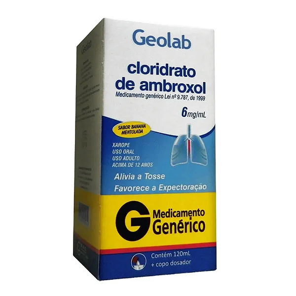 AMBROXOL XAROPE ADULTO 6MG 120ML Geolab