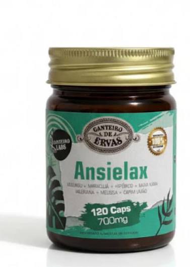 ANSIELAX 700MG 120CAPS CANTEIRO DE ERVAS