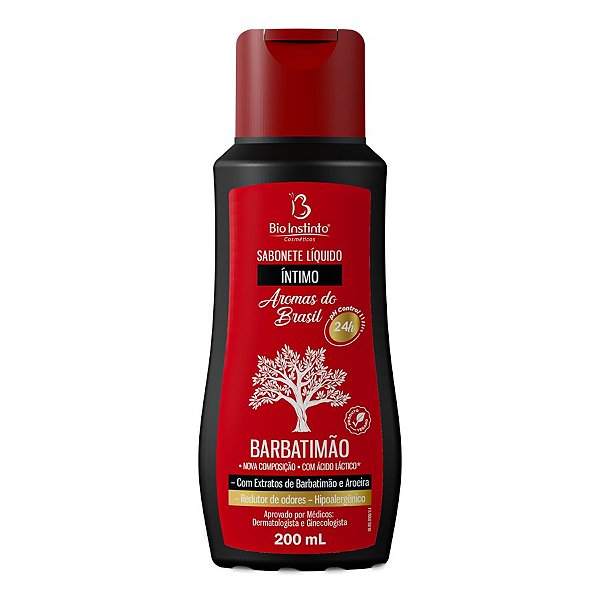 SABONETE INTIMO BIO INSTINTO BARBATIMAO E AROEIRA 200ML