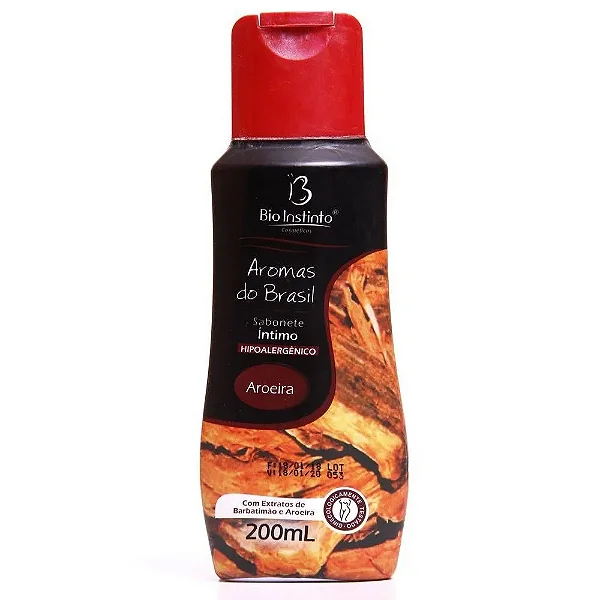 SABONETE INTIMO BIO INSTINTO BARBATIMAO E AROEIRA 200ML
