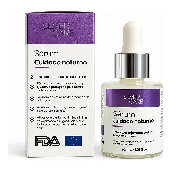 SERUM CUIDADO NOTURNO SILVER CARE 30ML