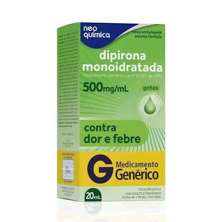 DIPIRONA GOTAS 20ML VIDRO NQ