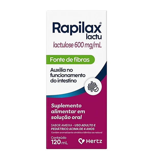 RAPILAX LACTU SOLUCAO ORAL SABOR AMEIXA 120ML