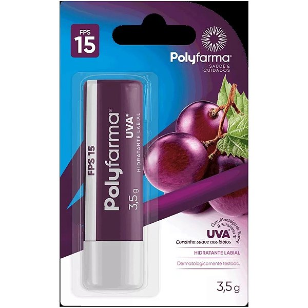 PROTETOR LABIAL POLYFARMA F15 UVA