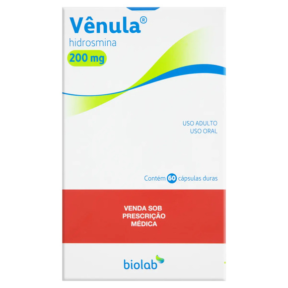 HIDROSMINA - VENULA 200MG 60CAPS BIOLAB